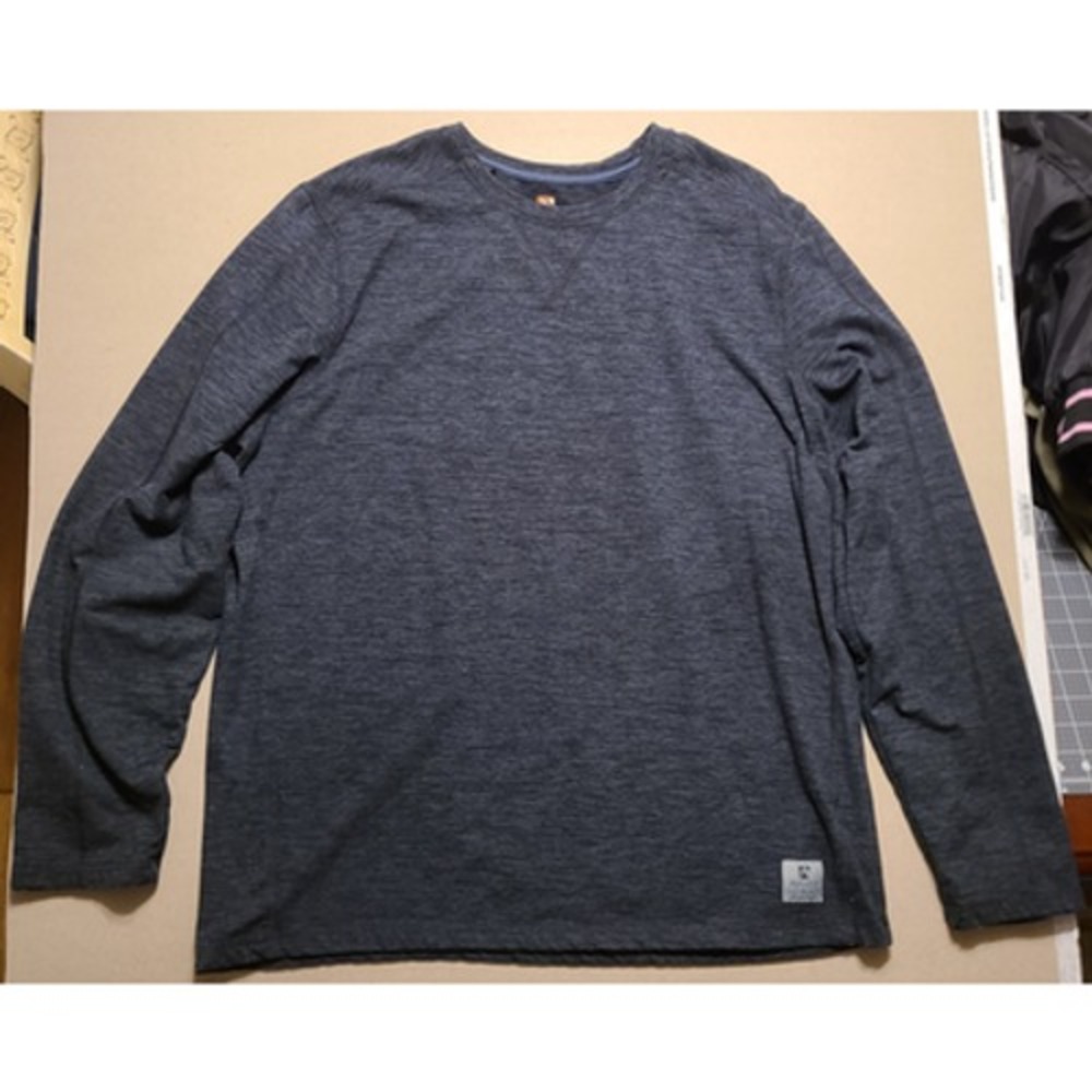 Rugged Elements Mens Gray Long Sleeve Performance Hiking Shirt Large Regular